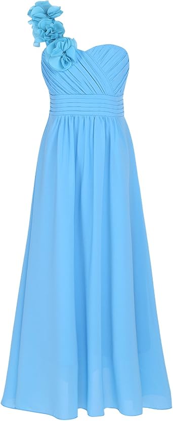 CHICTRY Vestido Largo Elegante de Flores Boda Niña Vestido de Gala Princesa  Infantil Vestido de Fiesta Dama de Honor Chica: Amazon.es: Ropa
