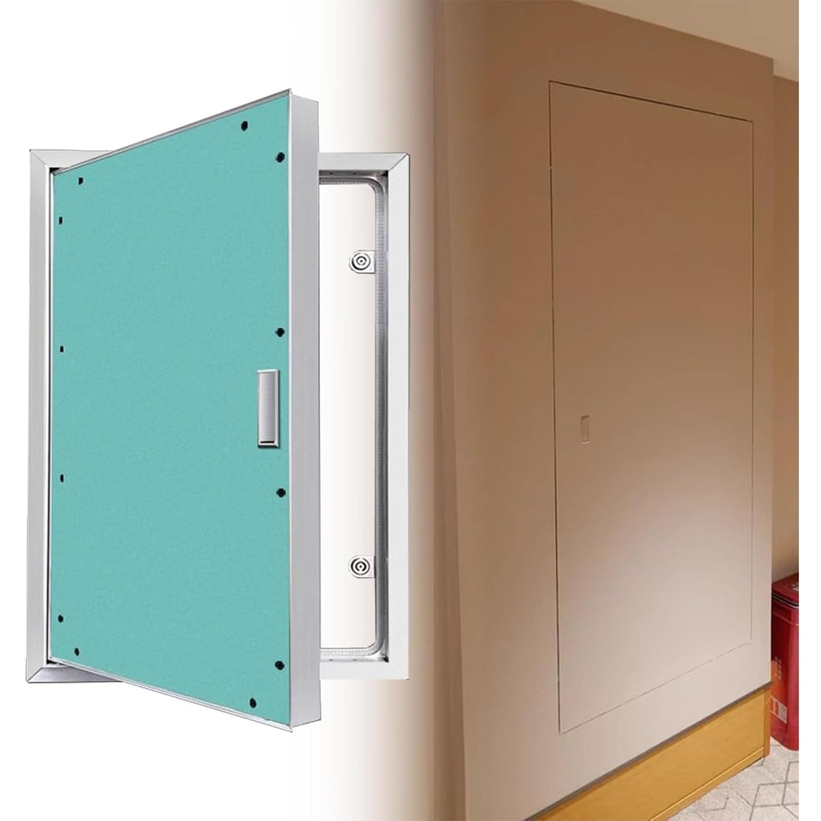 Compuerta de acceso para pladur 350x400 para revisar tuberías ocultas en baños y cocinas