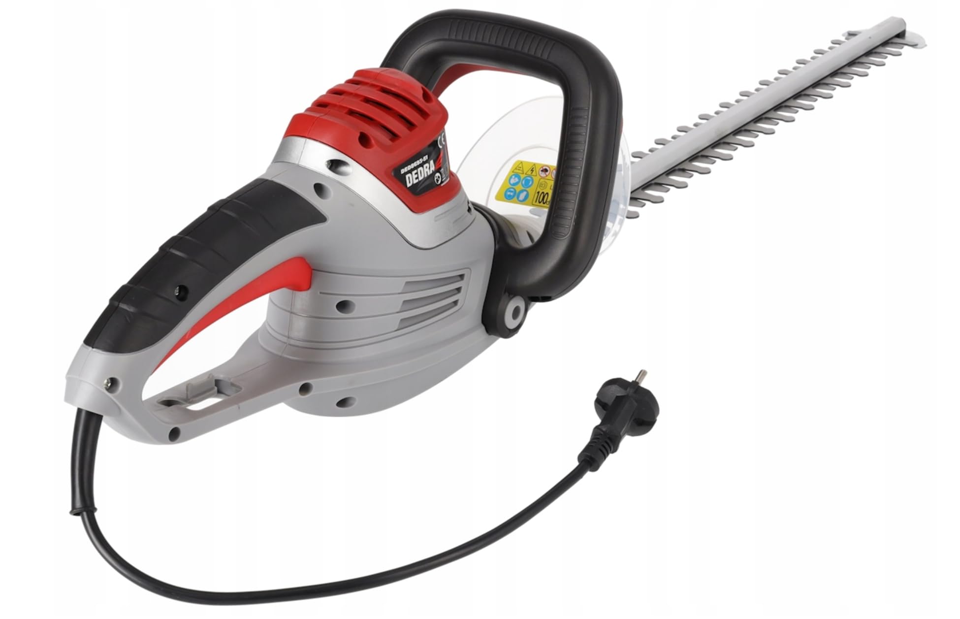 Elektrische Heckenschere Garden Dedra 550/510 mm 600 W, mit Handschutz, bis zu 20 mm Durchmesser, lasergeschnittene Messer, Aluminium-Führungsschiene, leichte Konstruktion