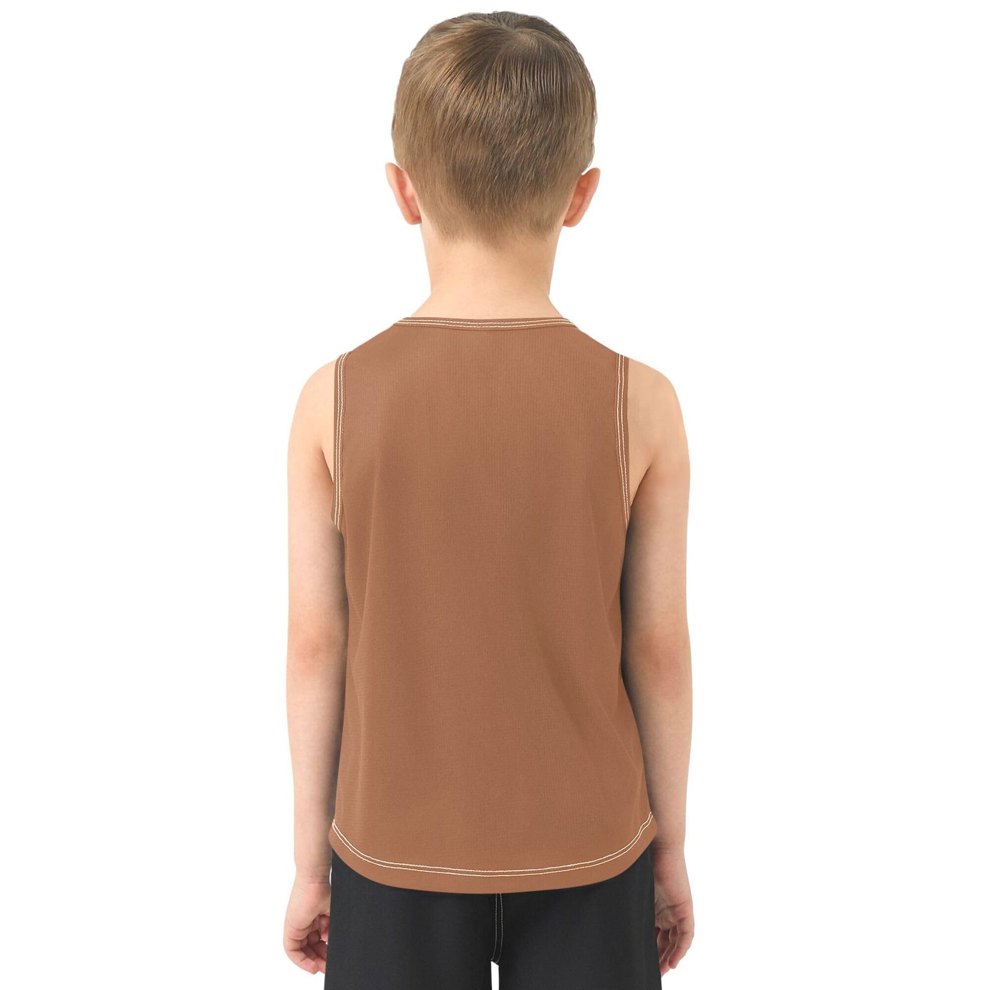 Canotta per bambini Dry Fit Toddler senza maniche Tees Leggero Estate Sportswear Outdoor Play Outfit 3-15T