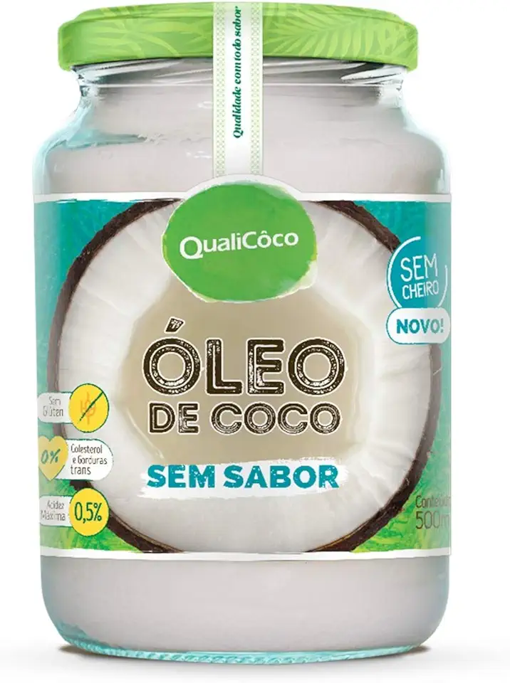 Qualicoco Oleo De Coco Sem Sabor 500Ml