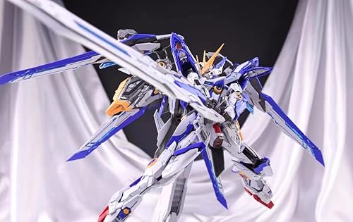 Miniatura 5 de Funtasy Planet Figuras de acción 1100 a escala 1100 para adultos, llama azul 1100 con marco de esqueleto de aleación y kit especial de modelo Mecha