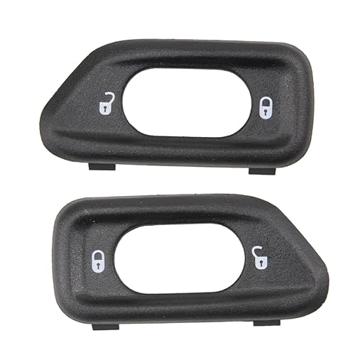 RLB-HILON 1 par de bisel de interruptor de bloqueo de puerta para Jeep Wrangler JK, para 2011 2012 2013 2014 2015 2016 2017 2018 año, para