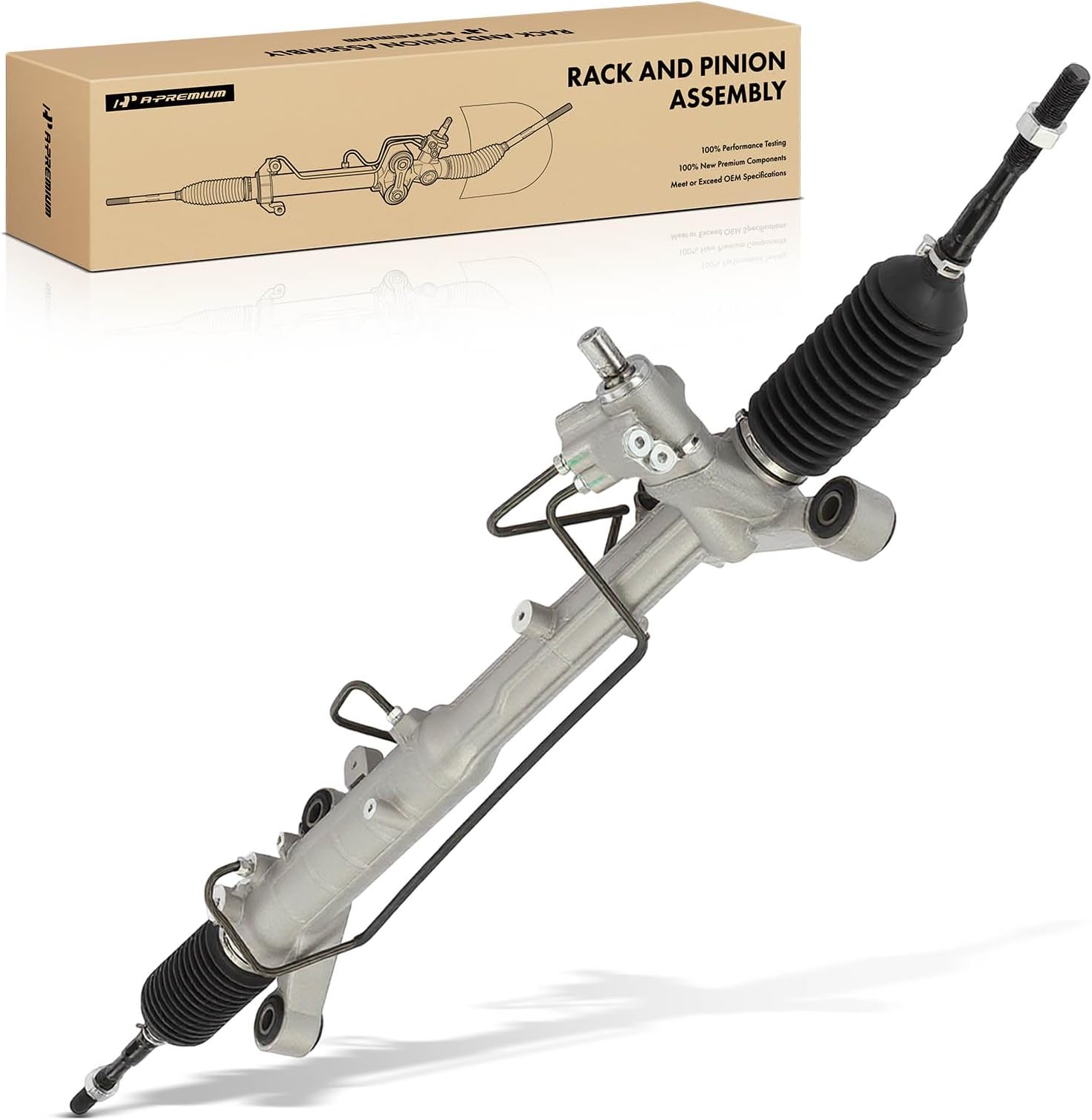 A-Premium Hydraulic Power Steering Rack and Pinion Compatible with Ford | for Edge 2007-2014 & Lincoln MKX 2007-2015, Replace BT4Z3504A