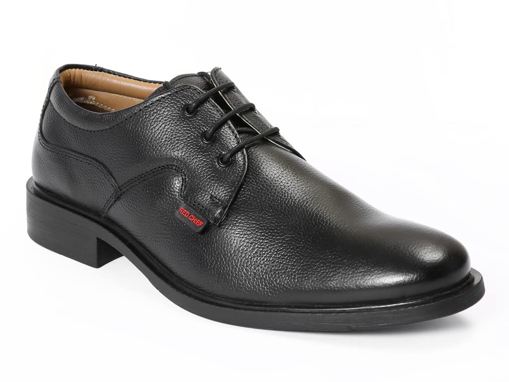 Red Chief Black Leather Formal Derby Shoes for Men (B0BLZ92Q6B) Amazon Price History, Amazon Price Tracker