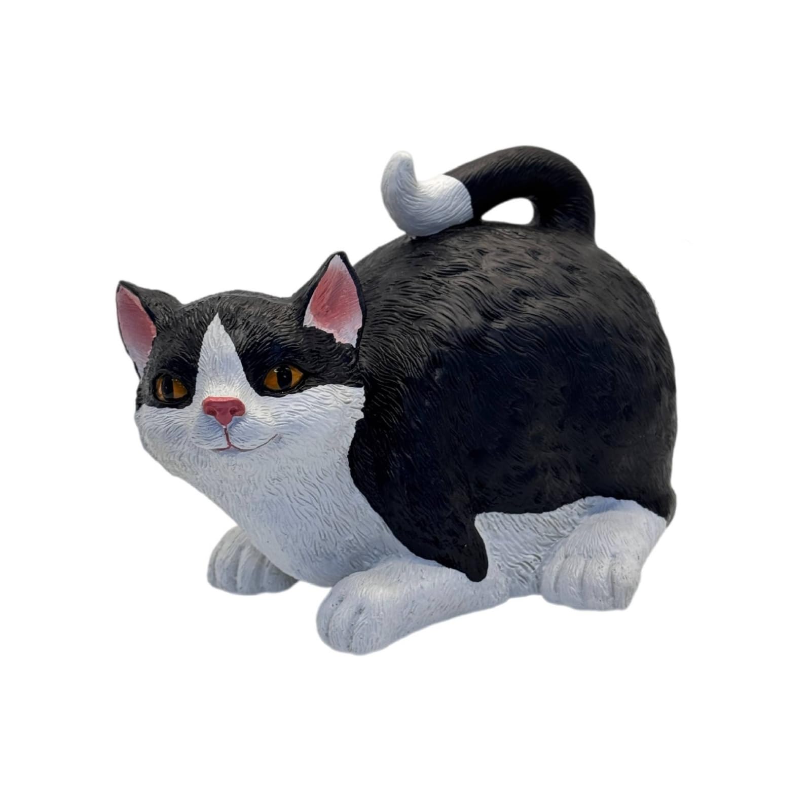 Boîte à Mouchoirs en Forme Chat Mignon Distributeur Mouchoirs Chat Sculpté Décoration pour Chambre