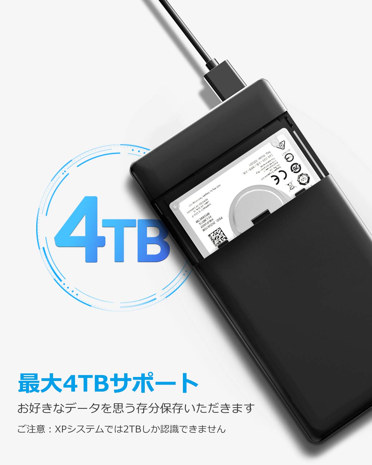 Amazon.co.jp: ORICO USB3.0接続 2.5インチ HDDケース 外付け ドライブ