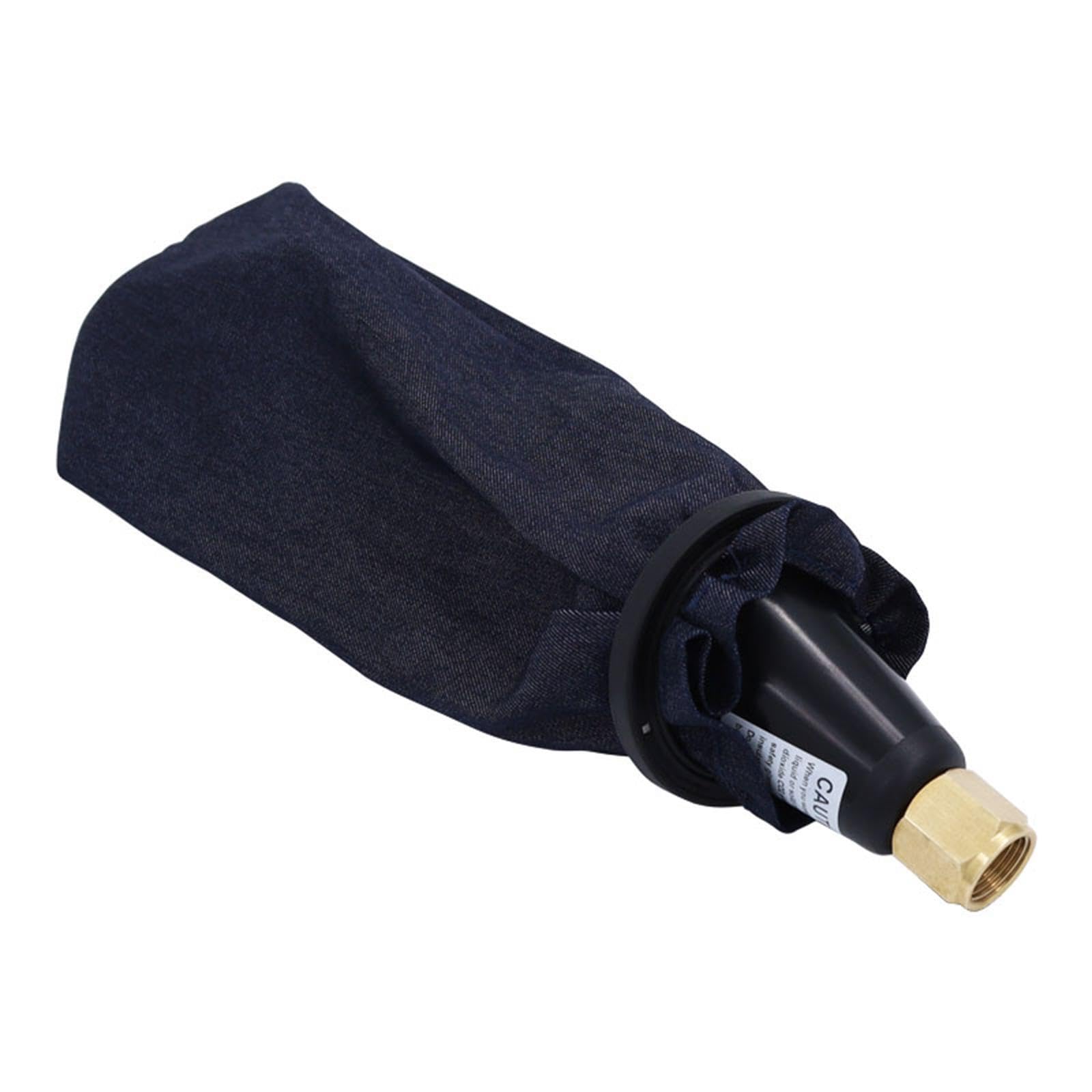 Kit para fabricar hielo seco instantáneo con rosca G5/8 compacta y bolsa recolectora. Crea hielo seco en escamas según tus necesidades. Fabricador con rosca CGA320/W21.8-14, CGA320
