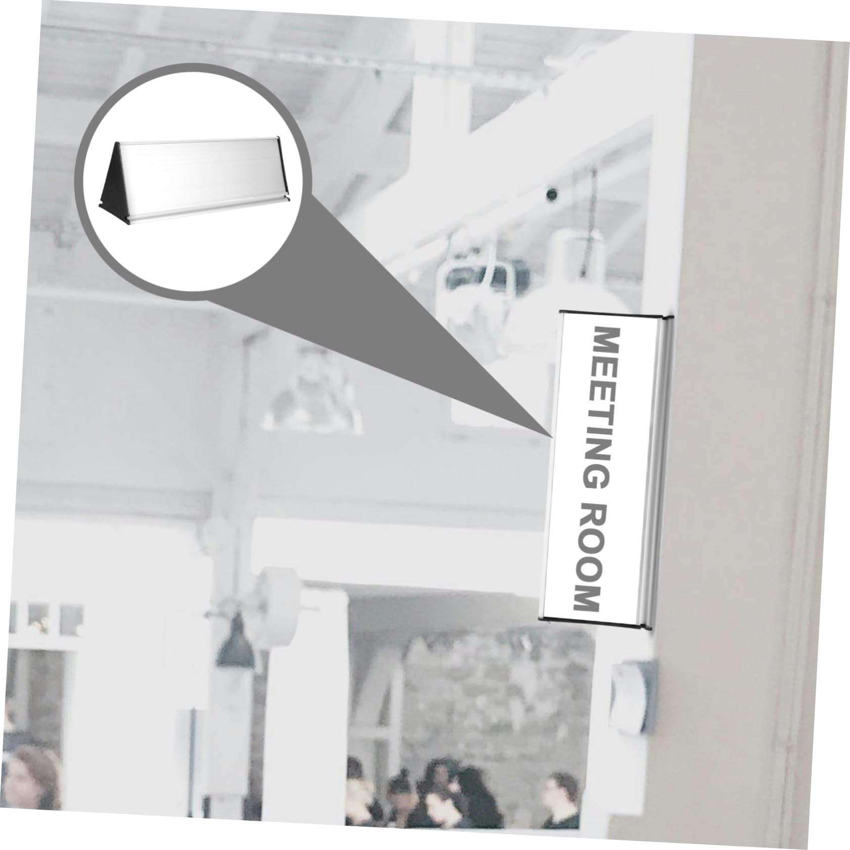 SHINEOFI 4 Stück Türschild Aus Aluminiumlegierung Dekoratives Willkommensschild Aus Blech Wandnamensschild Namensschilder Schild Büronamensschild Für Türen Selbstformend