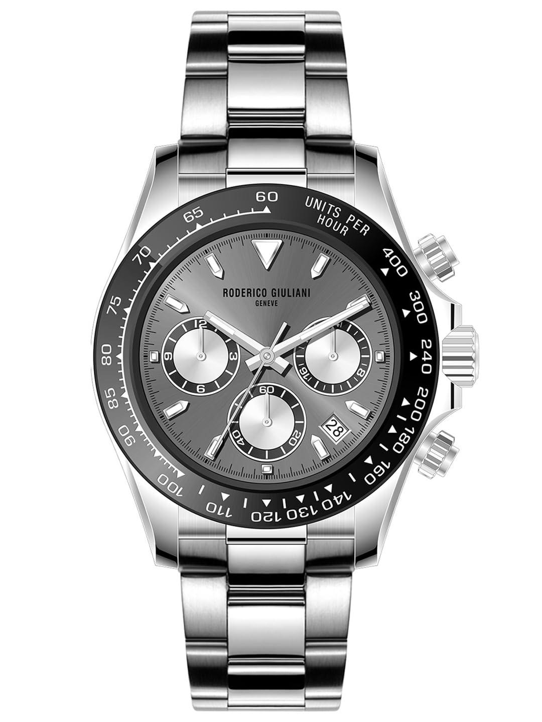 RODERICO GIULIANI Analog Chronograph Grey DIAL Silver CASE Mens Watch MSTC-7801 (B0CTQXSZKB) Amazon Price History, Amazon Price Tracker
