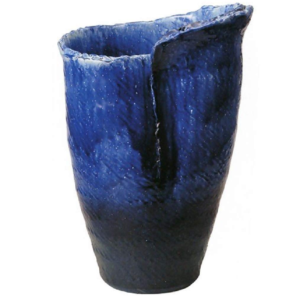 Amazon｜青ガラスひねり傘立 信楽焼 陶器 傘立て｜傘立て