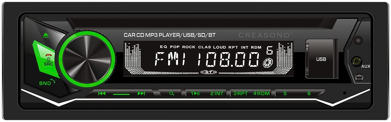 CD Radio Auto: MP3-Autoradio, CD, Bluetooth, Freisprechfunktion, USB, SD, 4x45W (Autoradio mit Player, Player Auto, 1 DIN)