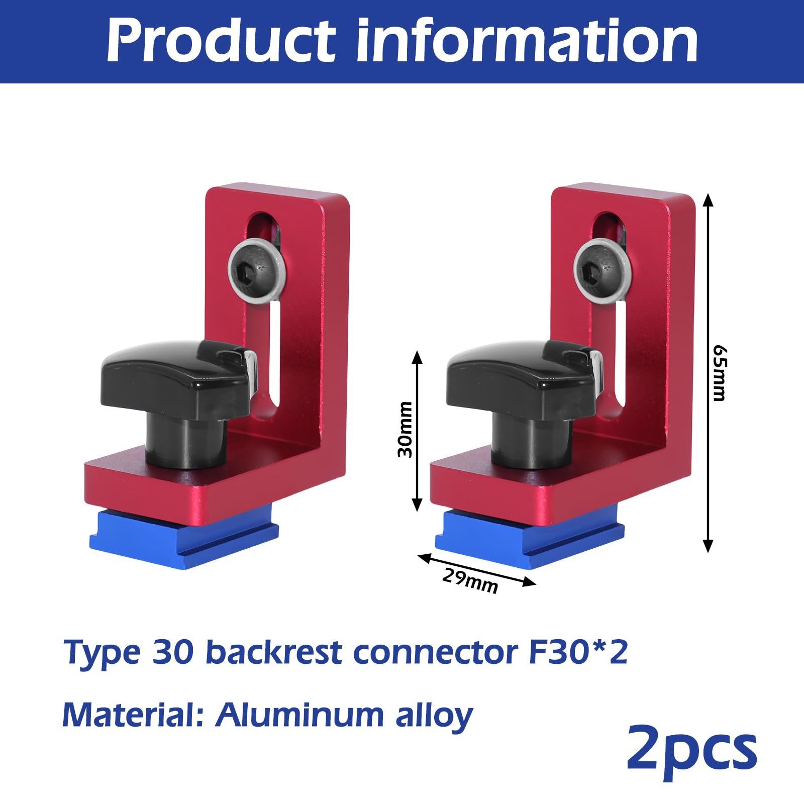 Arrêts de rail en T pour travail du bois Dispositifs d'arrêt de type Mitre Track Stop Butées coulissantes pour travail du bois Connecteur de rail en T en alliage d'aluminium Outils manuels