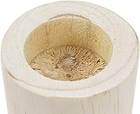 Vista 5 de 4 elevadores de madera cilíndrica para cama, elevadores de muebles de madera, color original sólido para pintura de bricolaje, sofá, silla, mesa