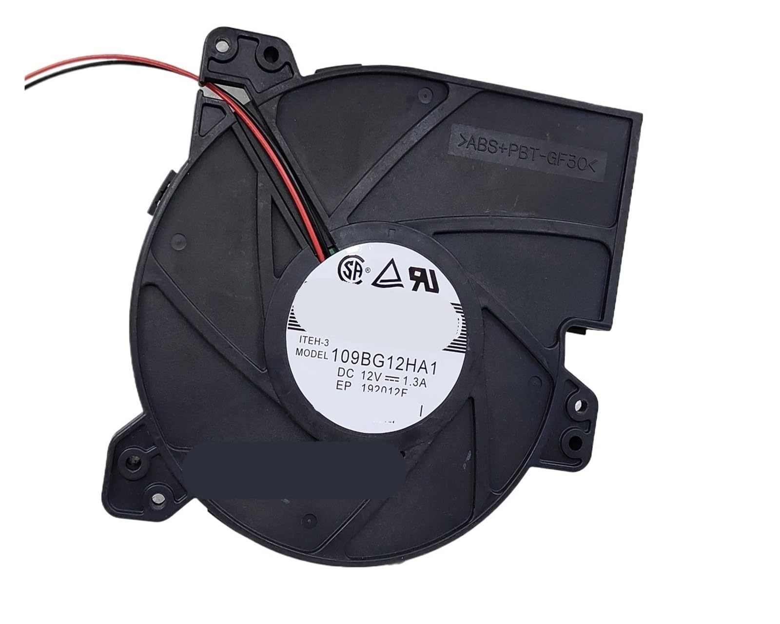 Ventilateur de refroidissement pour armoire électrique 109BG12HA1 DC 12V