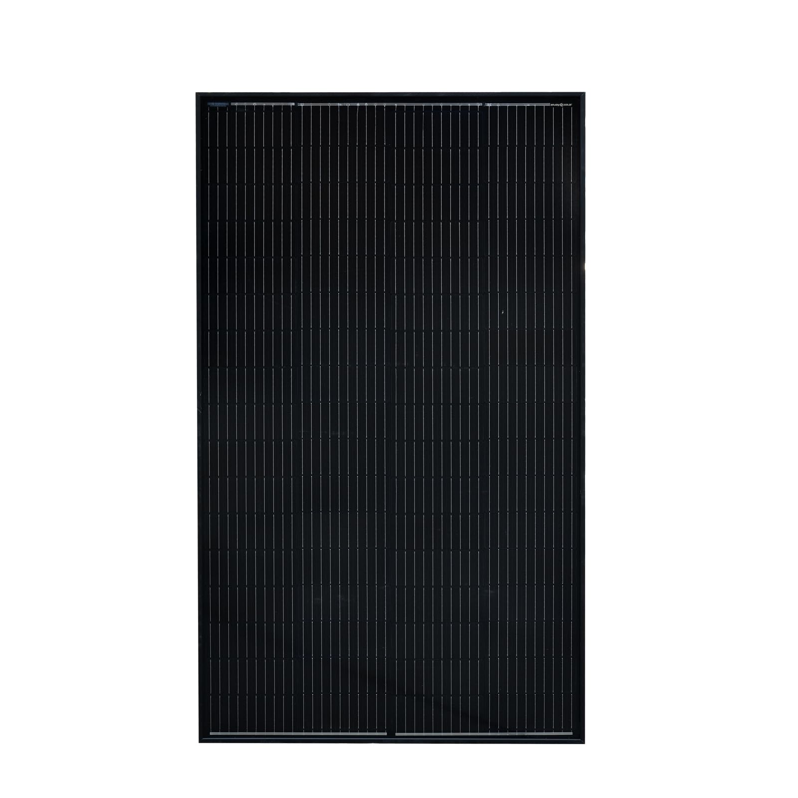 enjoy solar® Módulo Solar Monocristalino PERC Bifacial 210W 36V, celdas de 182 mm – ideal para autocaravana, placa de balcón, caseta de jardín, embarcación (para sistema fotovoltaico de 24V)