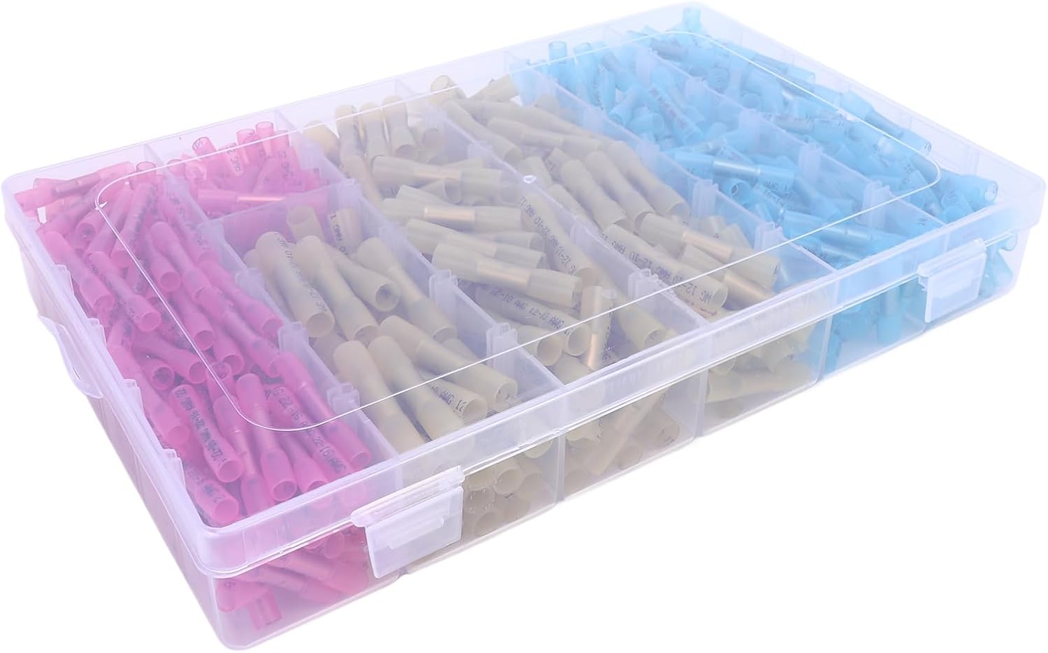 Heat Shrink Connectors, 540PCS Marine Butt Splice Wire Connectors Crimp Terminals, Insulated for Boat Truck Wiring