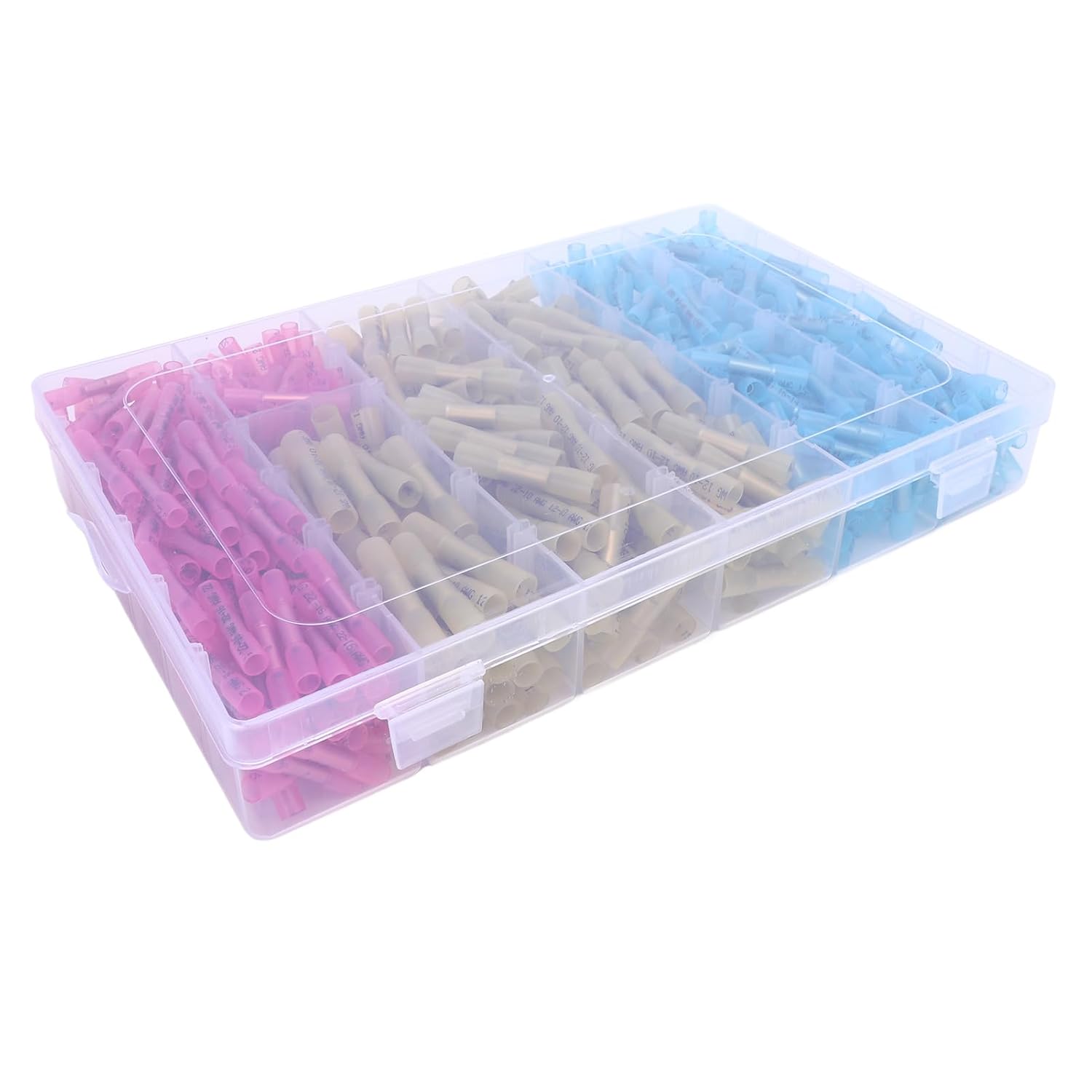 540PCS Heat Shrink Wire Connectors Kit, Marine Electrical Wire Terminals Kit for Automotive Boat Truck with Insulated Connectors for Electrical Repairs and Upgrades