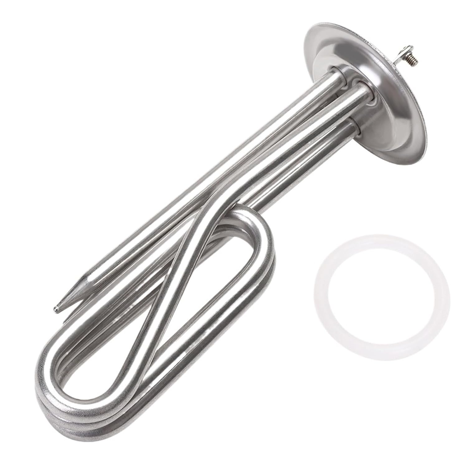 1pcs 220V 3KW Tubular Electric Heating Element 63mm Immersion Heater Elementfor Boiler Liquid Heating Stainless Steel 304