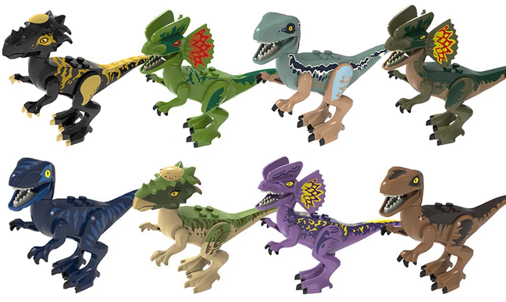 Cxcdxd 8 pcs Minifigures advent calendar collection Mini Figure set series custom Collectible Minifigure Compatible with lego dinosaurs