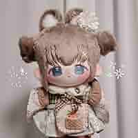 無属性 ぬいぐるみ 20cm 10cm 3体セット 着せ替え　棉花娃娃 Amazon.co.jp: 着せ替え 無属性 ぬいぐるみ 棉花娃娃 20cm 本体