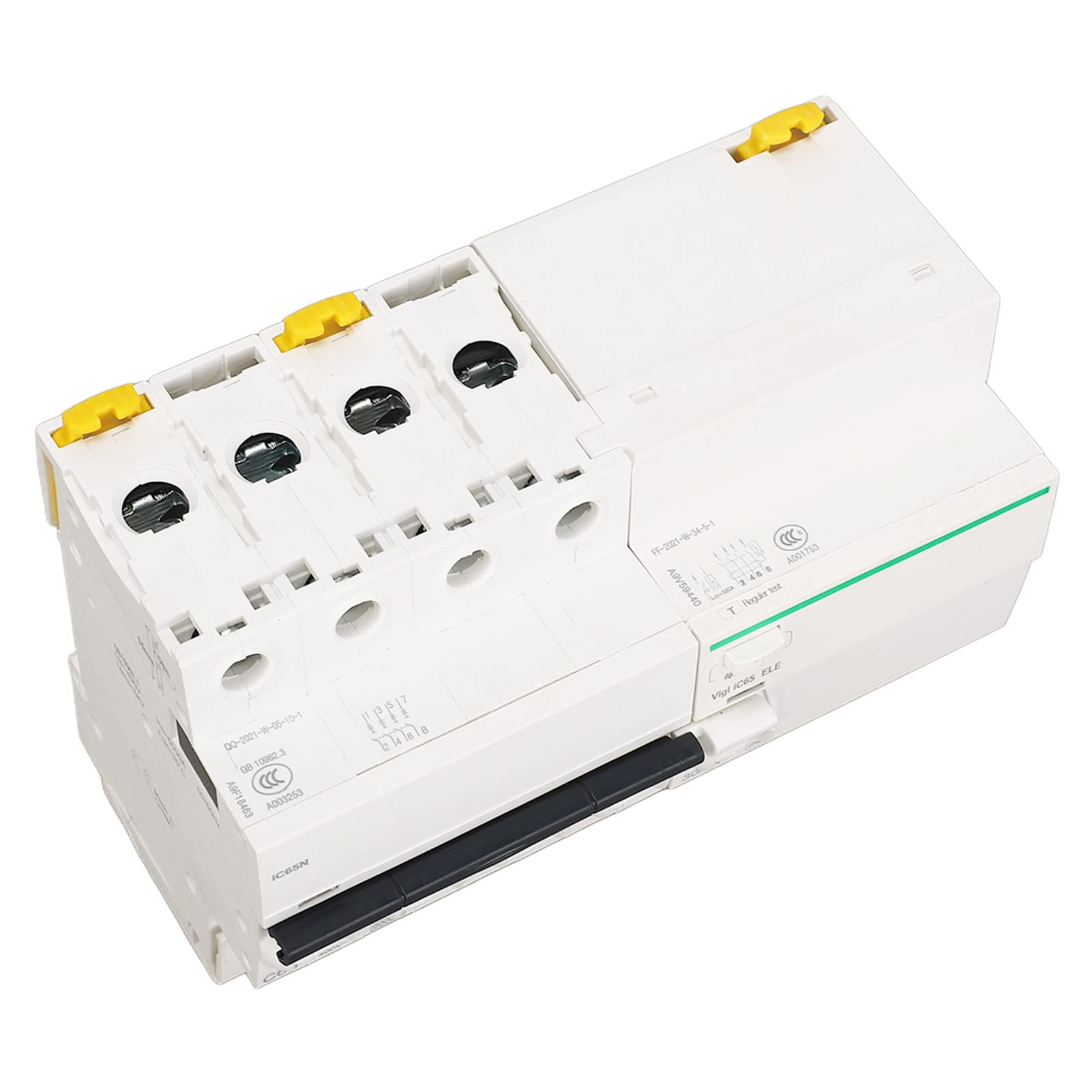 Interruttore Magnetotermico Automatico 4P e N Installazione Orizzontale Estinzione Rapida per Siti Industriali 63A