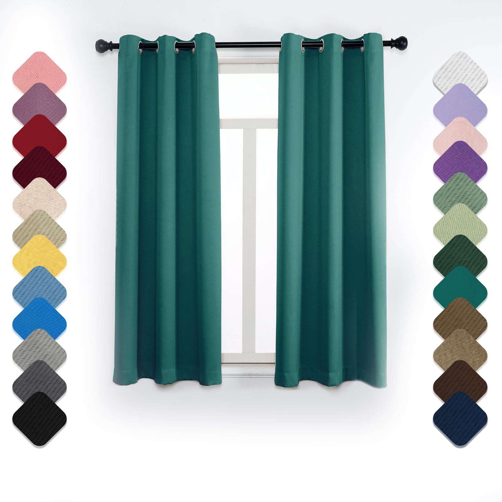 Rideau occultant thermique pour stopper le froid et le bruit du balcon dans la chambre