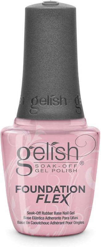 Foundation Flex – Flexible Base Coat for Nails, Ridge Filling, & Perfect Protection, Soak-Off Rubber Base Gel Nail Kit for Long-Lasting Nail Strength and Flexibility