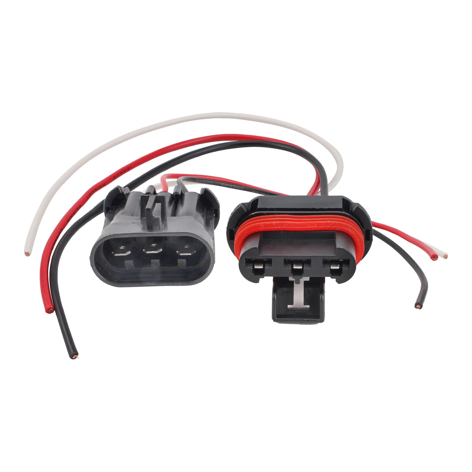 MOTOALL Male And Female Cooling Fan Upgrade 12Ga Hd Wire for 05-13 Corvette C6 Connector