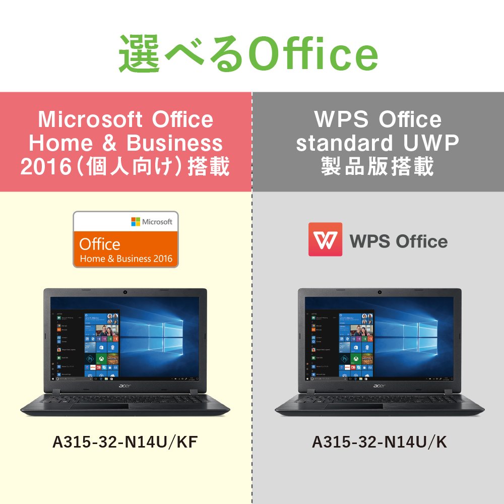 Amazon.co.jp: Acer ノートパソコン Aspire3 A315-32-N14U/KF(Celeron