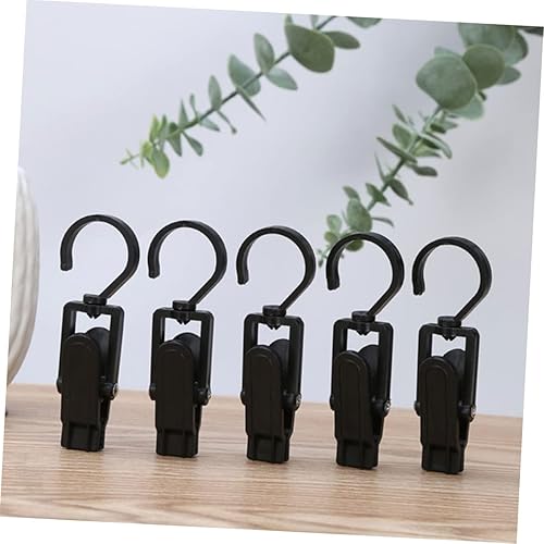 Miniatura 2 de Zerodeko 20 ganchos giratorios para sombreros, ganchos para botas, toallas de playa, ganchos para jeans, clips giratorios para lavandería, clips