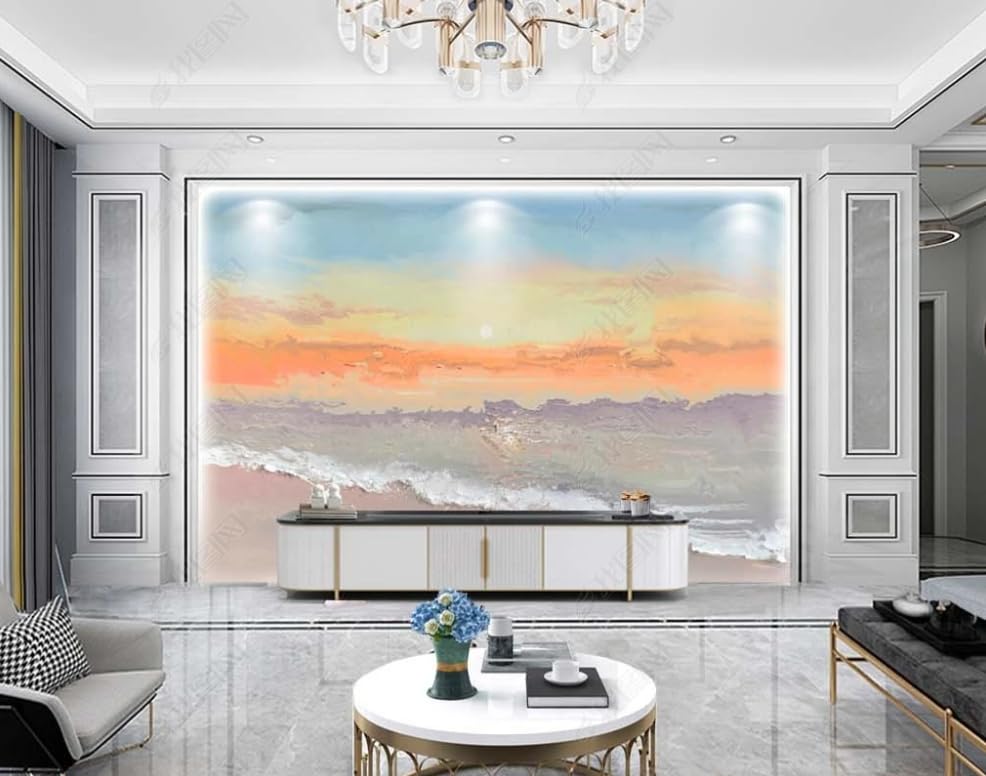 Papier peint intissé salon poster géant mural 400x280 cm décoration restaurant et chambre