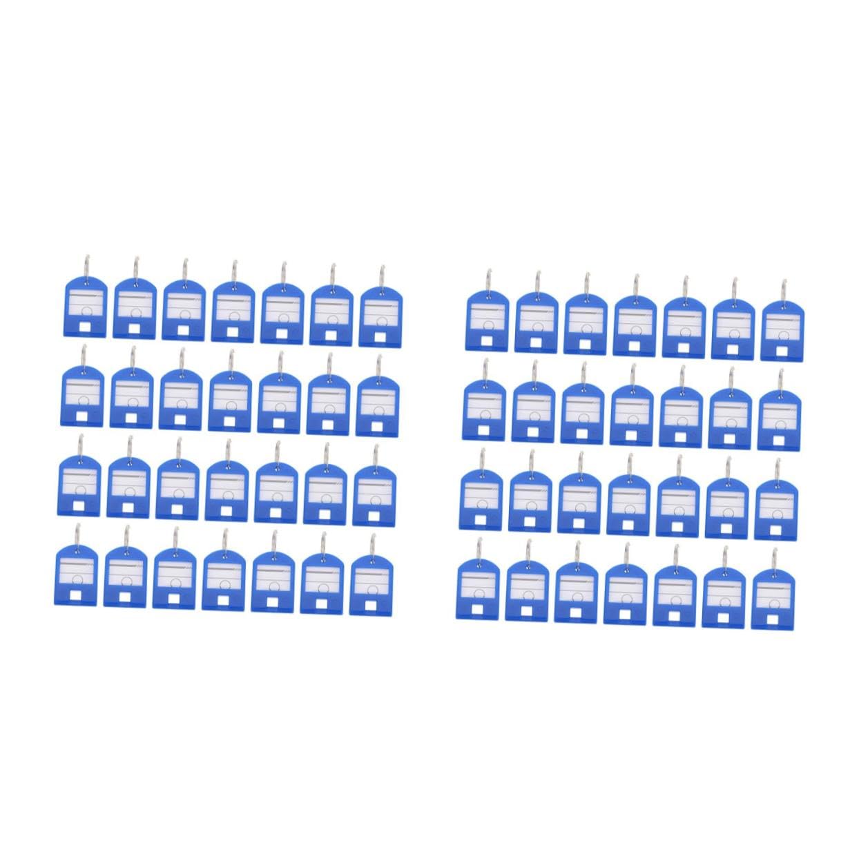ARTIBETTER 2 Set Etichette Per Chiavi Con Divisibili Targhette Identificative Colorate Per Hotel Bagagli E Organizzazione Domestica Resistenti E Facili Usare 50 Pezzi*2