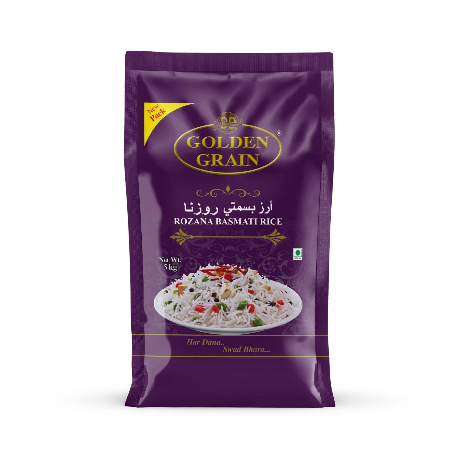 Rozana Basmati Rice Value Pack, 5 kg