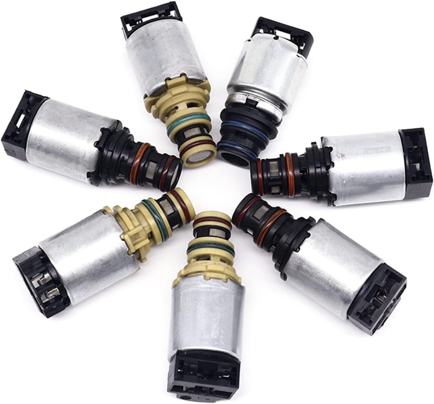 6T30 Transmission Solenoid Valve Compatible with GM Chevrolet Buick 6T40 6T45 6T50 (pack of 7)