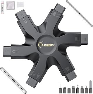 for iPhone Cleaning Kit Phone Port Cleaner, Cleaner Kit for AirPod iPhone Pro Max, Cleaning Putty for Cell Phone Charging Port Lightning Charger Connector Cable Speaker, Repair Restore Tool