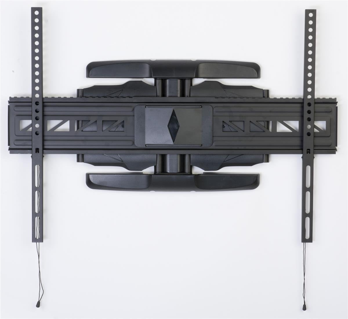 Full Motion TV Mount for Wall Holds a Flat Panel LCD Monitor Between 47" and 84", Tilting Bracket and Articulating, Panning Arm, VESA-Compatible, Black, Steel