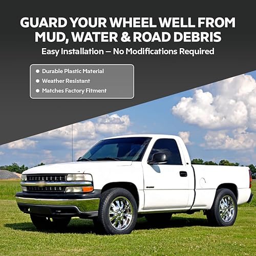 Miniatura 4 de FITRITE AUTO PARTS Nuevo forro de guardabarros delantero izquierdo del lado del conductor para Chevrolet Silverado/GMC Sierra 1500/1500 HD/2500