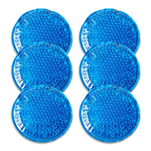 Reusable Gel Beads Ice Pack (6 Packs)-Small Ice Packs Hot & Cold Compress