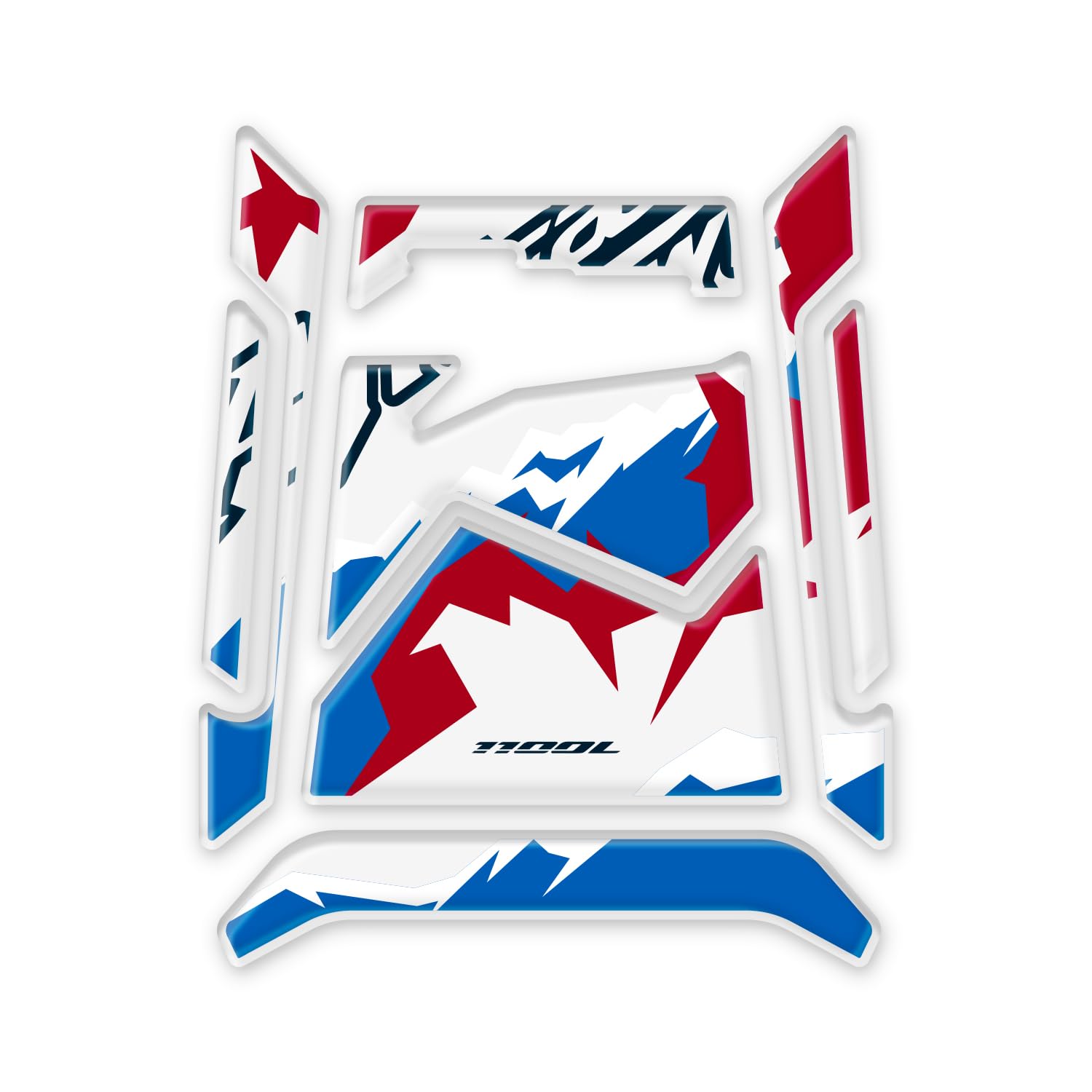 Protège-réservoir Honda Africa Twin 1100 2024 résine 3D pour voyage et road trip