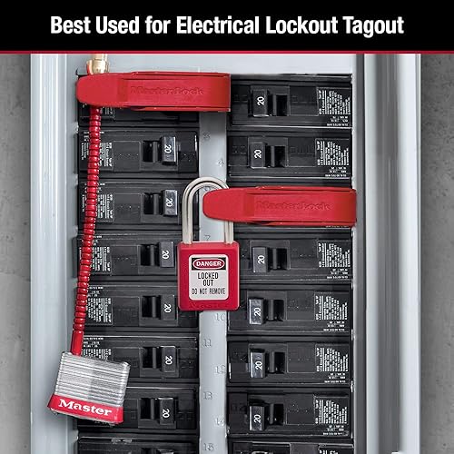 Miniatura 6 de Kit de aparatos eléctricos Masterlock 1457E410KA, bloqueo personal, candado maestro.