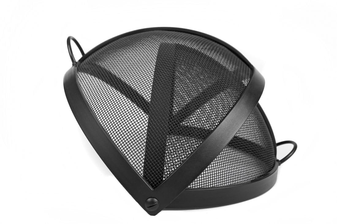FIRE Pit Safety Screen- Pivot Model Round Fire Pit Screen 46″- 60″