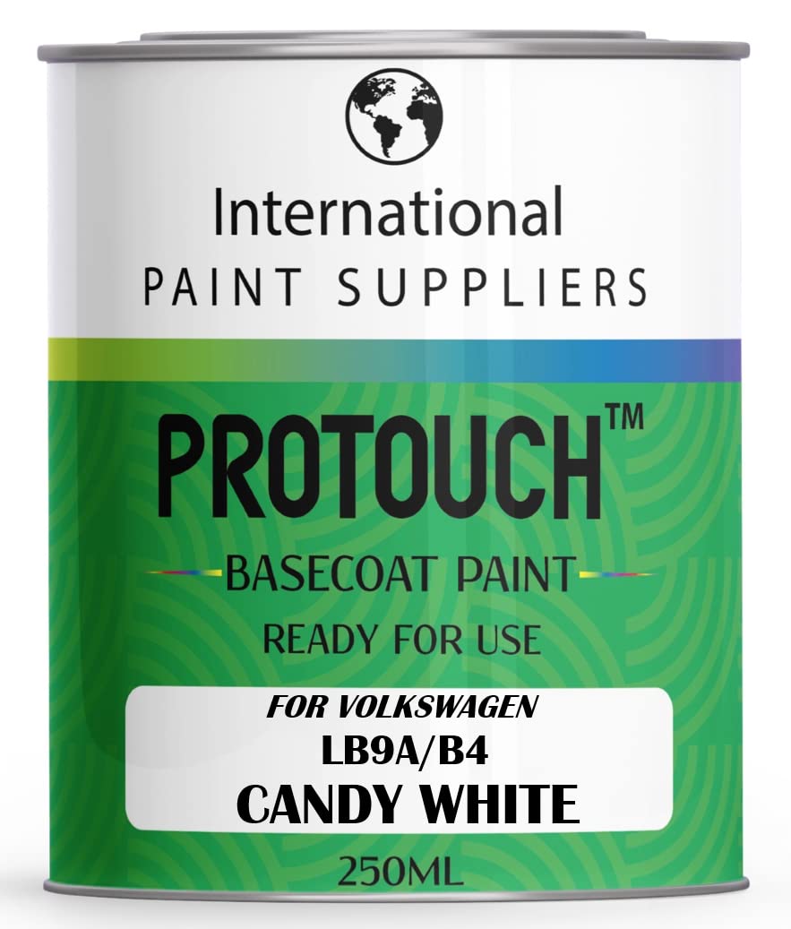 Protouch Candy White For Volkswagen Lb9a/B4 Basecoat Rfu Ready For Use Thinned Car Paint 250Ml Tin