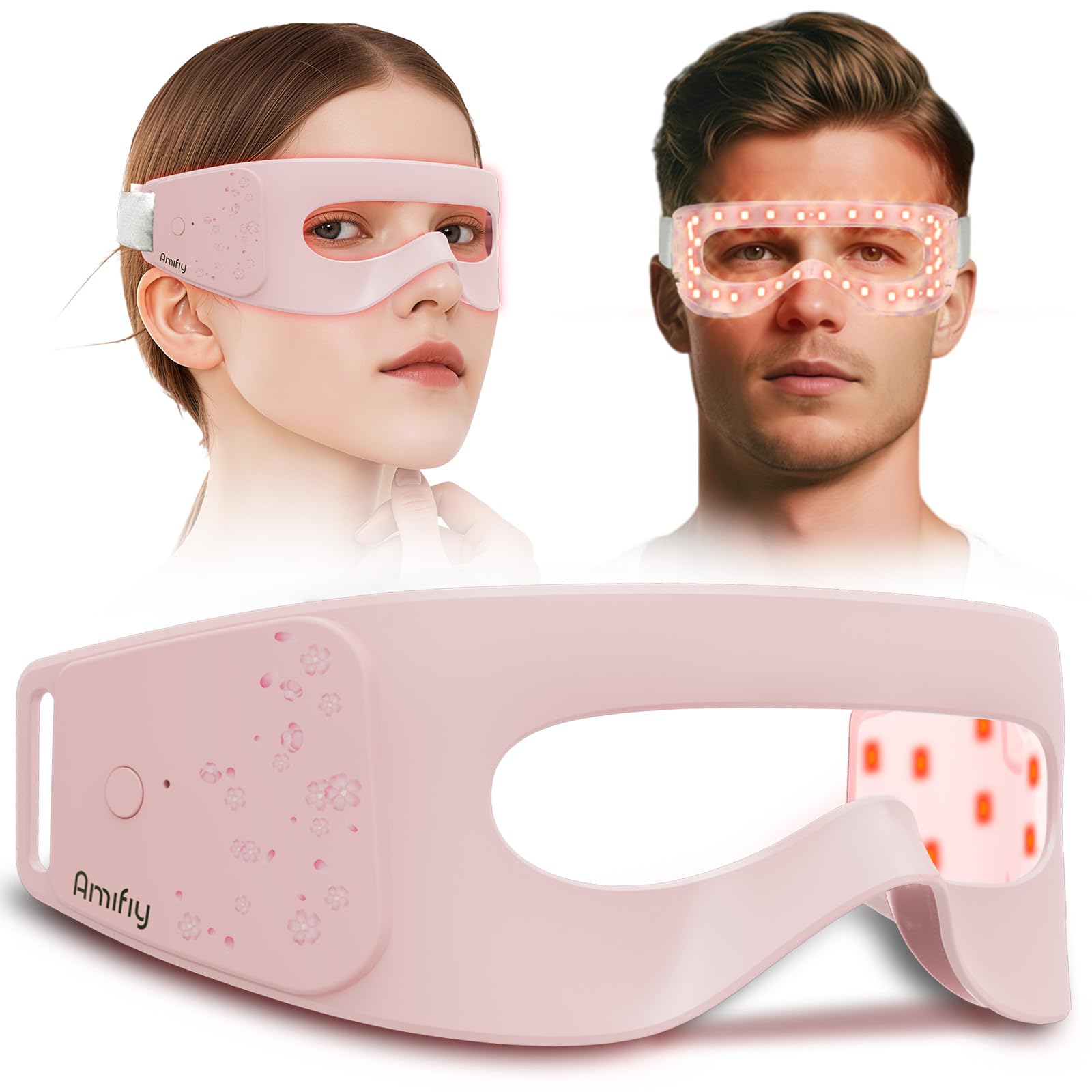 Red Light Therapy for Eyes 4-in-1 3 Minutes Treatment Under Eye Red Light Mask Targets Fine Lines Eye