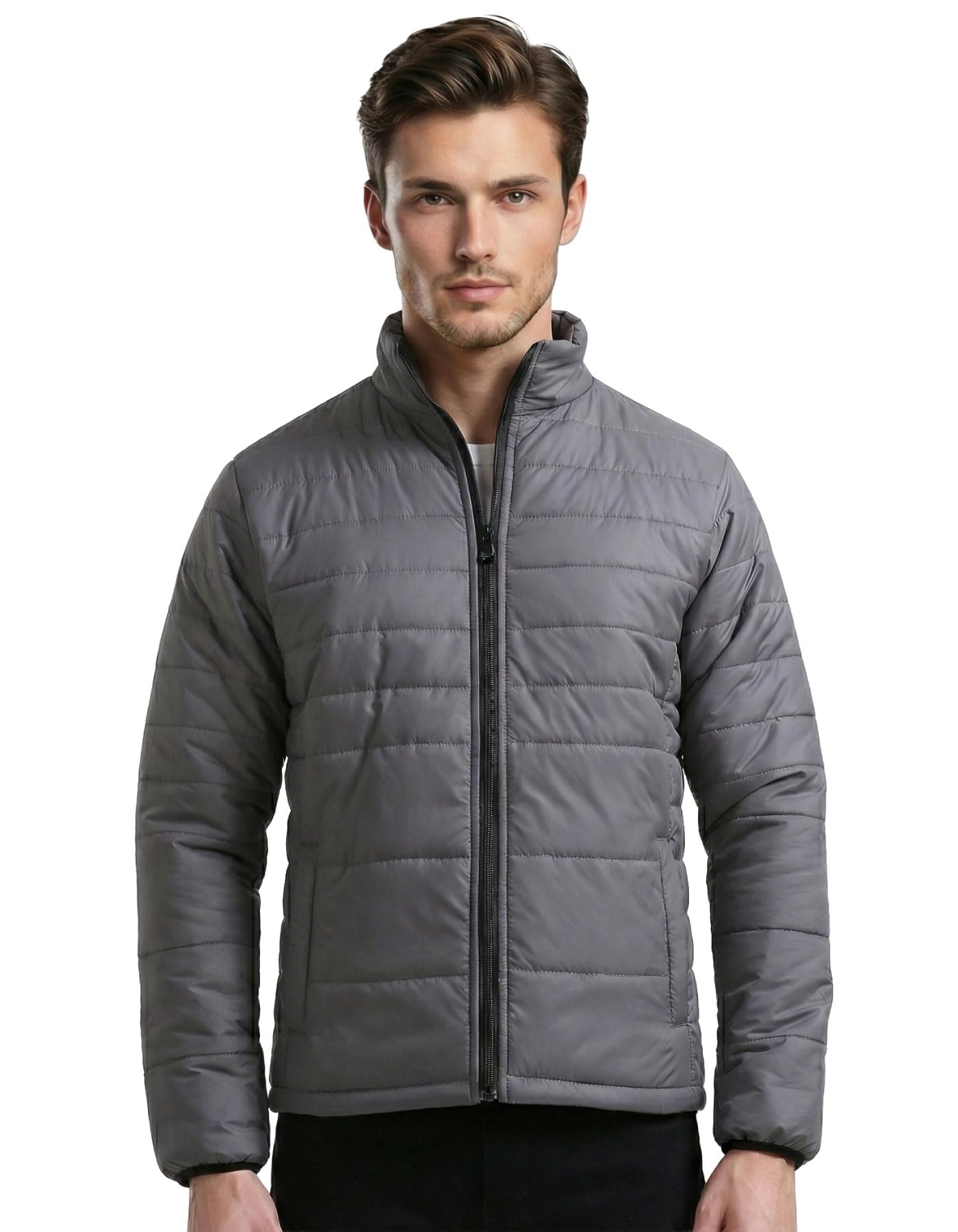 scott international Winter Puffer Jacket | Mens Nylon Quilted standard length | Bomber Full Sleeve Monsoon | Lightweight Winter Wear | Mens Jacket-picture-20