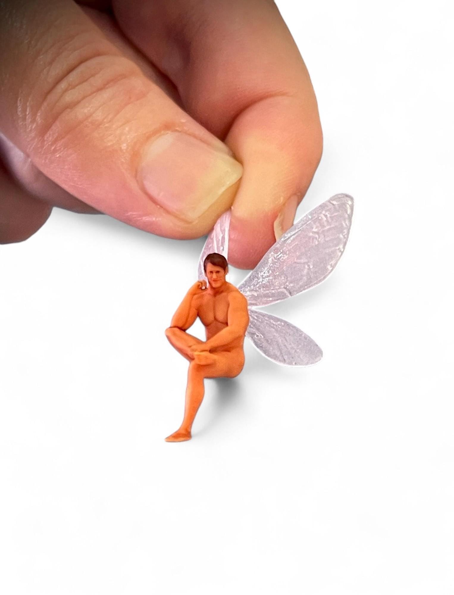 Figurine de fée miniature Brian 30mm, l'esprit de la forêt chez vous
