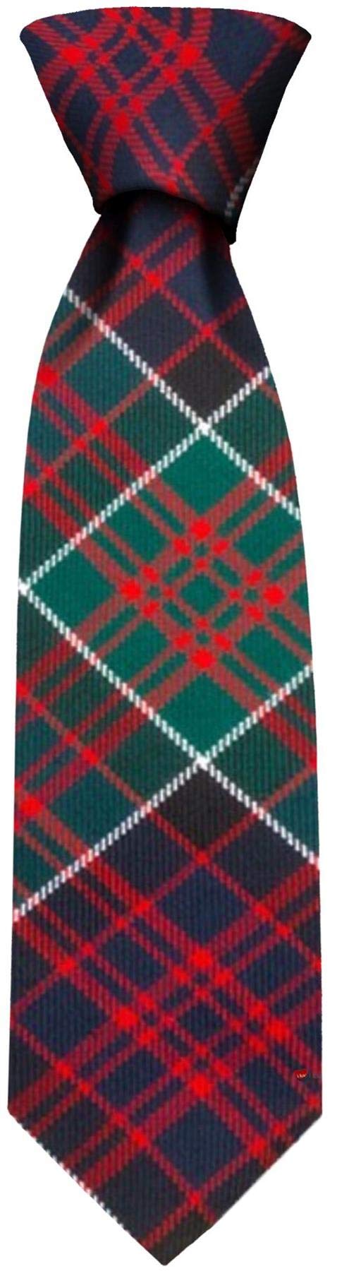 I LUV LTD Gents Neck Tie MacDonald Of Clanranald Modern Tartan Lightweight Scottish Clan Tie