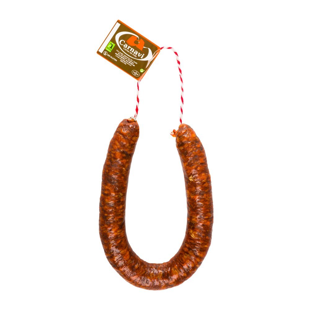 Lote Paleta de Jamón Serrano, chorizo sarta blanca, chorizo sarta roja y cabecero embuchado