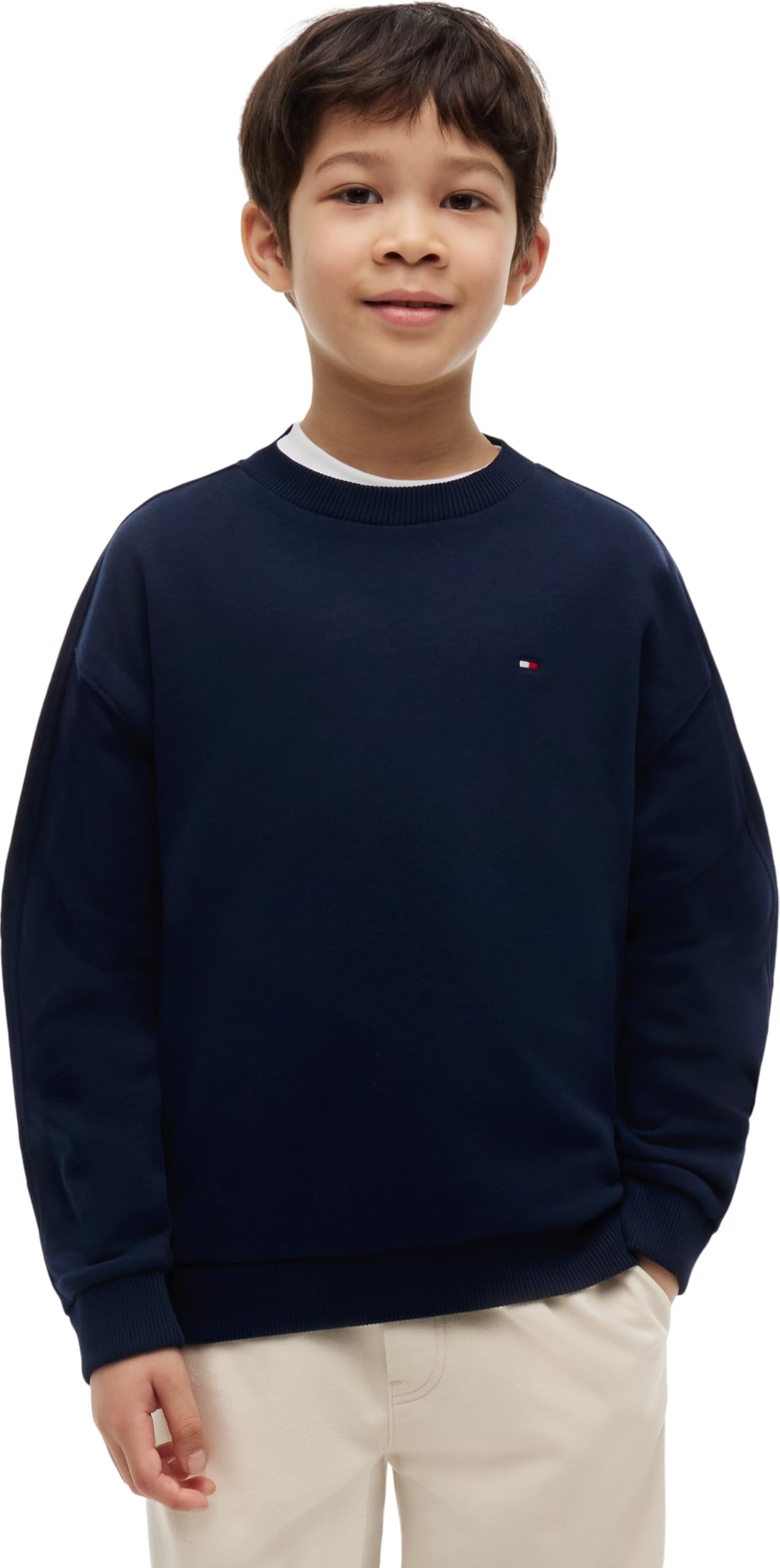 Tommy Hilfiger Team Tommy Sweatshirt Kb0kb10509 Altre Felpe Bambini e Ragazzi