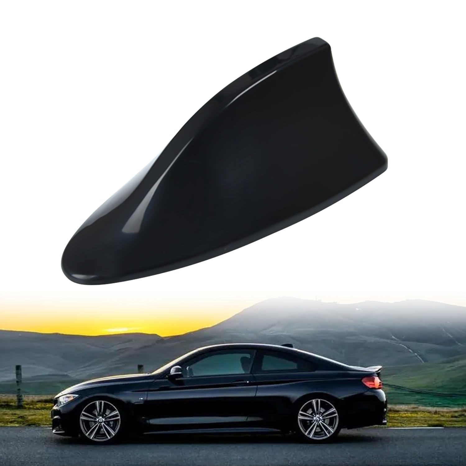 Antenna Auto A Pinna Di Squalo - Universale, Forte Segnale AM/FM, Facile Installazione - Foto 3